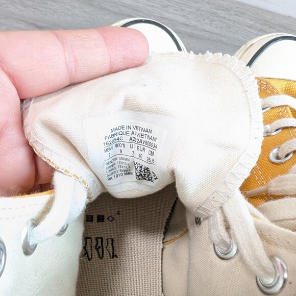 Converse Chuck Taylor 70 Hi Men's Shoes Sunflower-Black-Egret 7M/9W - Picture 10 of 11